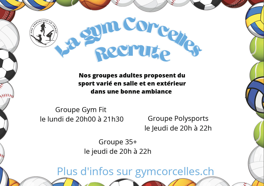 La Gym Corcelles recrute